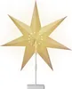 CASARIA® Étoile en papier avec socle motif étoiles LED Voir les images du produit 3