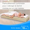 ELONEO Matelas pliant, matelas d'invité, matelas pliable en Voir les images du produit 7
