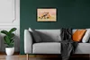 MuchoWow® MuchoWow® Gerahmtes Poster Füchse - Blumen - Produktbild-Vorschau 5