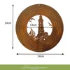 Storm's Gartenzaubereien Windspiel Leuchtturm 3D zum Produktbild-Vorschau 3
