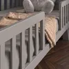 Love For Sleep Babybett  Gitterbett Grau 120 x 60 cm + Produktbild-Vorschau 5