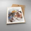 Gerahmtes Poster - Rahmen in heller Eiche - Gitarre Musik - Produktbild-Vorschau 3