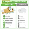 Einhand-Schneidebrett aus Bambus mit Edelstahl-Raspel, Produktbild-Vorschau 5