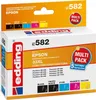 A box of Edding remanufactured ink cartridges for Epson printers. Produktbild-Vorschau