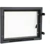 A product shot of a fireplace door with a glass window. Anteprima dell’immagine prodotto