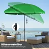 Sekey Sonnenschirm Rund Ø 180 cm Terrassen Gartenschirm Produktbild-Vorschau 6