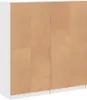 Knihovna s dvířky bílá 136 x 37 x 142 cm kompozitní dřevo Náhled obrázku produktu 9