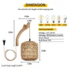 Vintage Hängelampe mit Stecker und Dimmbar Schalter, für Produktbild-Vorschau 2