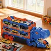 OKWISH Spielfahrzeuge, Kinder Dinosaurier Rennbahn Set mit Produktbild-Vorschau 3