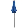 Parasol avec lumières LED bleu azur 200x211cm aluminium Voir les images du produit 2