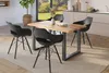Esstisch Baumkante Holz-Optik Wildeiche 120 x 80 U-Gestell Produktbild-Vorschau 3