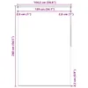 vidaXL Duschrollo 140x240 cm Splash-Design Náhled obrázku produktu 7