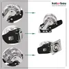 KOTARBAU® 12er Set Transparente Möbelrollen Ø 50 mm mit Produktbild-Vorschau 2