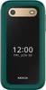 The back of a Nokia 2660 Flip phone is shown, displaying the time and date on its screen. Podgląd zdjęcia produktu