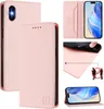 Lederhülle für iPhone X / iPhone XS Hülle Flip Brieftasche Produktbild-Vorschau 1
