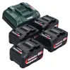Metabo Basis Set 4x Li-Power Akkupack 18 V 4,0 Ah CAS Produktbild-Vorschau 2