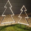 Fiche de jardin LED Sapin 240 LED blanc chaud 44,5 x 2 x 65 Voir les images du produit 5
