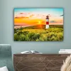 Leinwand Bilder 90x60 cm - Leuchtturm - Natur - Sonne - Produktbild-Vorschau 4