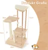 Vícepatrové škrabadlo COSTWAY 112 cm, věž pro kočky se Náhled obrázku produktu 3