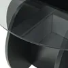 Konferenční stolek „Karhuvandi“ Ø 70 x 40 cm se skleněnou Náhled obrázku produktu 9