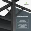 Blumfeldt Pergola 3x3 m - Wetterfestes Polyesterdach, Produktbild-Vorschau 6