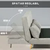 Rozkládací pohovka HOMCOM, skládací postel s funkcí lůžka, Náhled obrázku produktu 14