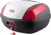 Moretti MR-889 Kufr, 46 l, bílý, červený reflektor Náhled obrázku produktu 1
