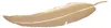 Mauro Ferretti Dekoschale Blatt Gold 18x2x55 cm Produktbild-Vorschau 3