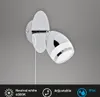 LED Spot Wandspot Badleuchte drehbar Zugschalter IP44 4W Produktbild-Vorschau 2
