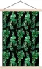 MuchoWow® Textilposter Blumen - Blätter - Monstera 120x180 Produktbild-Vorschau 1