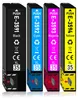 Four ink cartridges lined up against a white background. Produktbild-Vorschau