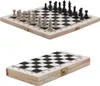 Schach Schachbrett Holz Schachspiel klappbares Brett Produktbild-Vorschau 1