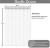 Extra Breite Vorhang Wasserdicht Gardine Raumteiler Produktbild-Vorschau 7