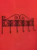 Vintage Garderobe Kleiderhaken Schwarz Amrusha 62cm groß Produktbild-Vorschau 7