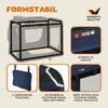 CADOCA® Cage de transport XXL Bleu pour animaux chien chat Voir les images du produit 4