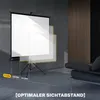 Schermo per videoproiettore HOMCOM con treppiede, formato Anteprima dell’immagine prodotto 7
