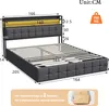 ProximaX Polsterbett 160x200cm mit USB und Steckdosen, Produktbild-Vorschau 7
