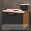 Planetmöbel Waschtischunterschrank Astra 60 cm Gold Produktbild-Vorschau 5