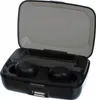 A pair of black wireless earbuds in their charging case. Náhled obrázku produktu