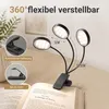 Leselampe Buch Klemme Aufladbar 3 Farbtemperatur Dimmbar Produktbild-Vorschau 6