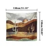 130 cm x 150 cm Západ slnka gobelín Strom gobelín tkanina Náhľad obrázku produktu 2