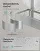 SONGMICS Duschablage ohne Bohren 1er Set, Rostfreies Produktbild-Vorschau 3