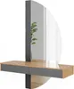 A modern vanity table with a large, semi-circular mirror and two drawers, set against a white background. Produktbild-Vorschau