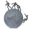 Gilde Skulptur, "Lifting", Seilmotiv, Gruppe, Kunstharz, Anteprima dell’immagine prodotto 1