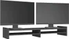 vidaXL Stojan na monitor sivý 100x27x15 cm z masívneho Náhľad obrázku produktu 4