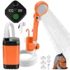 Tragbare Campingdusche Akku mit Pumpe, Camping Dusche Produktbild-Vorschau 1