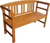 Garden Pleasure 2-Sitzer Gartenbank mit Rosendekoration Produktbild-Vorschau 1