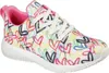 Skechers Damen Sportschuhe 117092-WMLT Bobs Squad weiß r. Produktbild-Vorschau 6