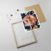 Gerahmtes Poster - Rahmen in heller Eiche - Blumen Produktbild-Vorschau 4