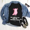 Mr. & Mrs. Panda T-Shirt Axolotl Glücklich - Schwarz - Produktbild-Vorschau 2